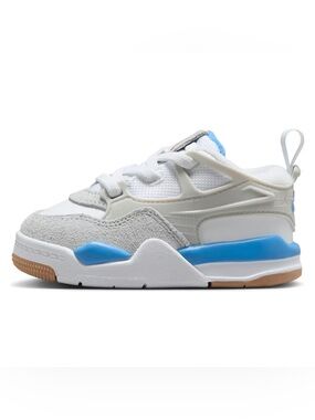 🧊 [BRAND NEW] NIKE AIR JORDAN 4 RM WHITE LEGEND BLUE TODDLER SHOES SIZE 4C 🧊